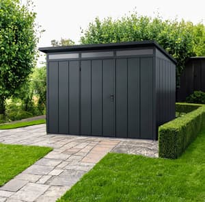 Hormann Berry 8x8 Pent Metal Garden Shed