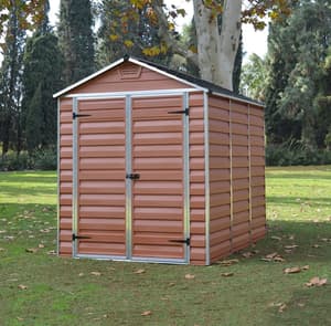 Palram Canopia 6x8 Plastic Skylight Amber Shed