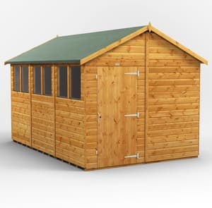 8ft Wide Shiplap Apex Sheds