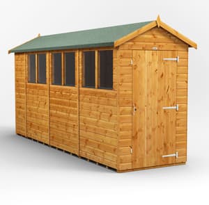 Power 14x4 Shiplap Apex Wooden Shed