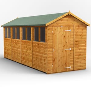 Power 16x6 Shiplap Apex Wooden Shed