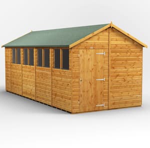 Power 18x8 Shiplap Apex Wooden Shed