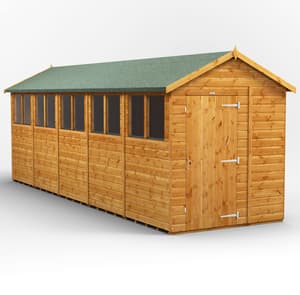 Power 20x6 Shiplap Apex Wooden Shed