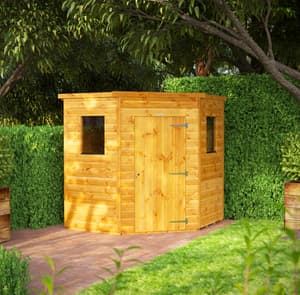 Power 6x6 Corner Shiplap Shed