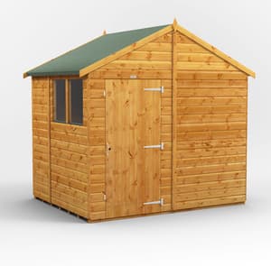 Power 6x8 Shiplap Apex Wooden Shed