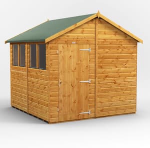 Power 8x8 Shiplap Apex Wooden Shed