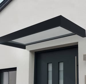 Palram Canopia Sophia 2150 Door Canopy Dark Grey