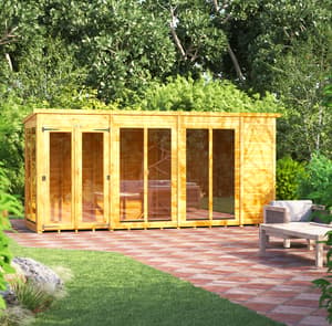 Power 14x4 Pent Summerhouse