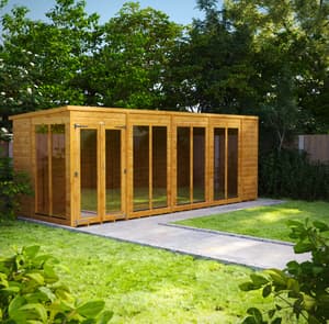 Power 18x6 Pent Summerhouse