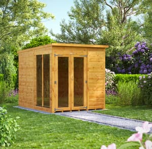 Power 6x8 Pent Summerhouse