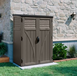 Suncast Aston Large Storage Cabinet Stone Grey