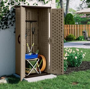 Suncast Aston Storage Cabinet Sand