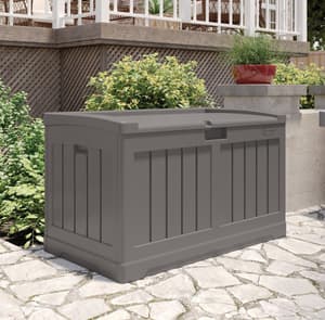 Suncast Carolina 189L Storage Box Stone Grey