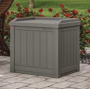 Suncast Florida 83L Storage Box Stone Grey