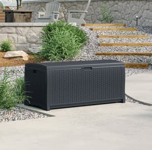 Suncast Missouri 276L Storage Box Cyberspace Grey