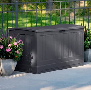 Suncast Montana 757L Storage Box Peppercorn Grey