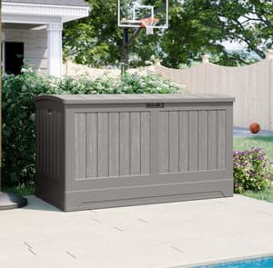 Suncast Montana 757L Storage Box Stone Grey