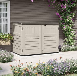 Suncast Stow-Away Large Store Vanilla