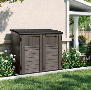 Suncast Stow-Away Store Stone Grey