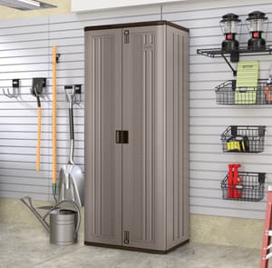 Suncast Tall Cabinet In Grey