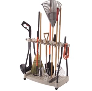 Suncast Tool Rack With Wheels