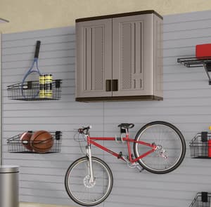Suncast Wall Cabinet In Grey