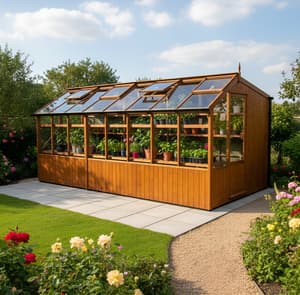 Swallow Rook 8x16 Wooden Potting Shed