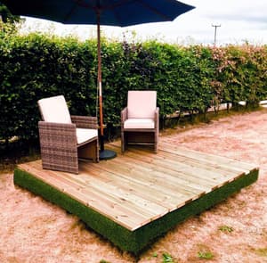 Swift Deck 2.4m X 2.4m Complete Decking Kit