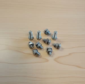 Vitavia Standard Head Nuts and Bolts (10 pieces)