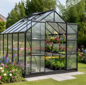 Vitavia 8x12 Black Jupiter 9900 Poly 