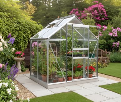 Vitavia 6x4 Venus 2500 Greenhouse - Horticultural Glass