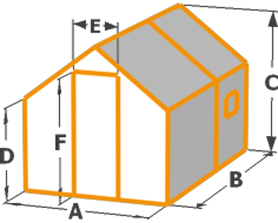 Greenhouse Size Diagram