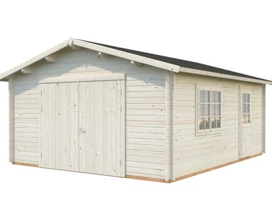 Palmako Roger 4.5m x 5.5m Wooden Garage with Wooden Door