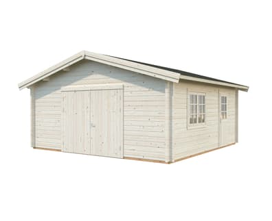Palmako Roger 5.4m x 5.4m Wooden Garage with Wooden Doors