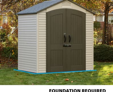 Lifetime 7x4.5 Plastic Shed