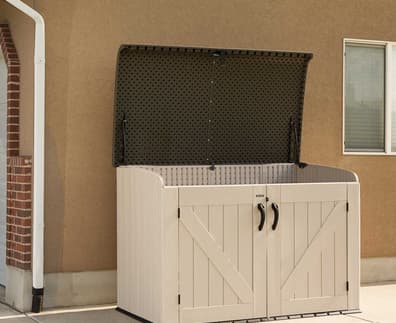 Lifetime 3x6 Horizontal Plastic Outdoor Storage Unit