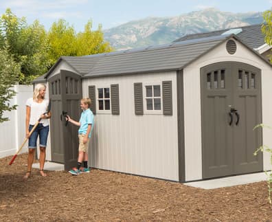 Lifetime 17.5x8 Plastic Shed