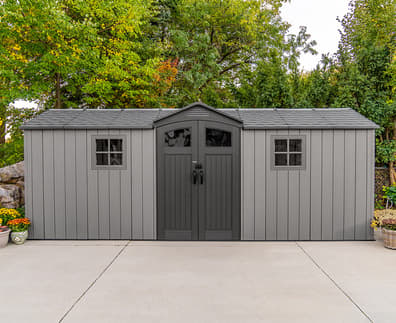 Lifetime 18.5x7 Side Entry Plastic Shed