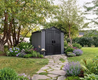 Lifetime 7x7 Plastic Shed with Windows
