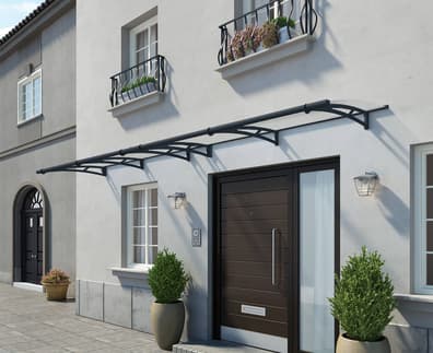 Palram Canopia Aquila 4100 Door Canopy Dark Grey