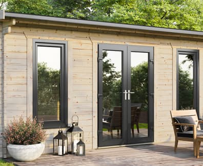 Power 20x14 Apex Log Cabin 44mm