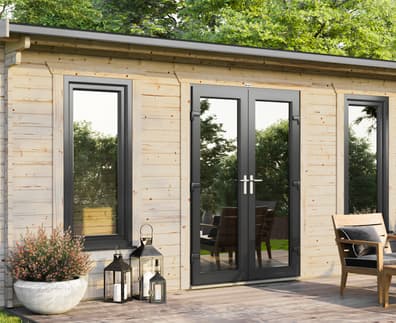 Power 20x16 Apex Log Cabin 44mm