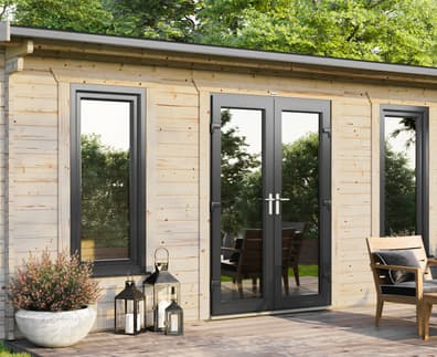 Power 20x18 Apex Log Cabin 44mm