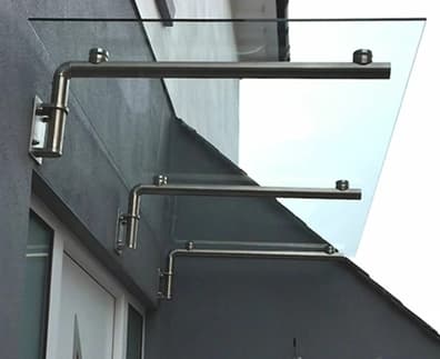 Radiant 180cm Glass Door Canopy