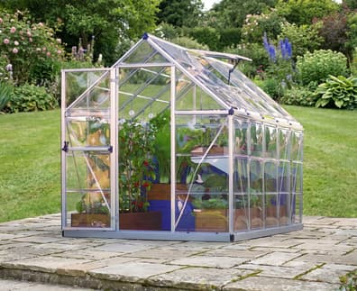 Palram Canopia Harmony 6x10 Silver Clear Poly