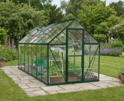 Palram Canopia Harmony 6x14 Green Clear Poly