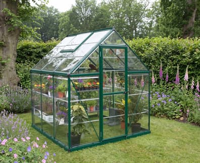 Palram Canopia Harmony 6x6 Green Clear Poly