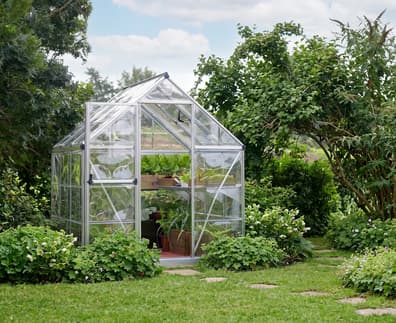 Palram Canopia Harmony 6x6 Silver Clear Poly