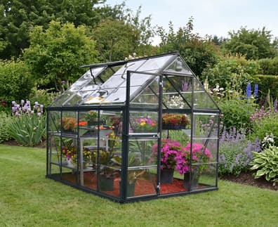 Palram Canopia Harmony 6x8 Grey Clear Poly