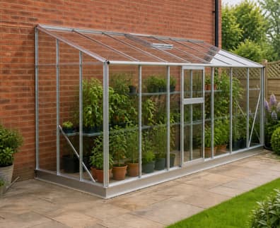 Elite Kensington 6x10 Leanto Toughened 
